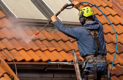Démoussage et hydrofuge de toiture à Bibiche